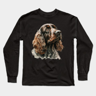 Cocker Spaniel Dog, Love Cocker Spaniels Long Sleeve T-Shirt