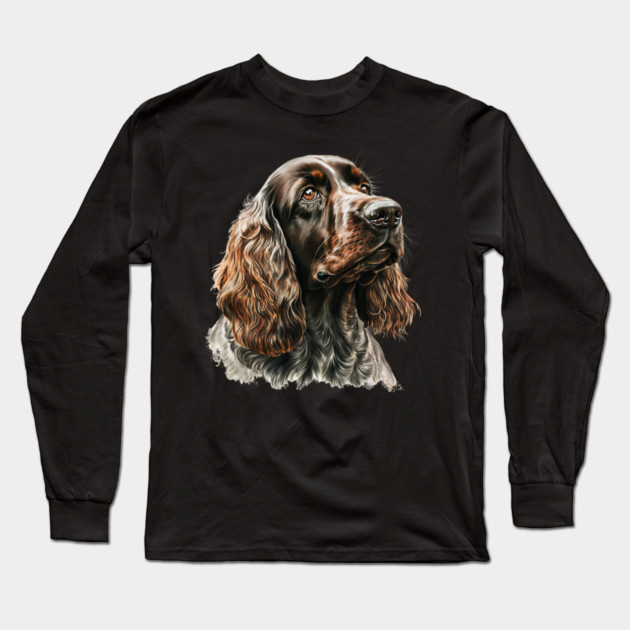 Cocker Spaniel Dog, Love Cocker Spaniels Long Sleeve T-Shirt by logiamerch