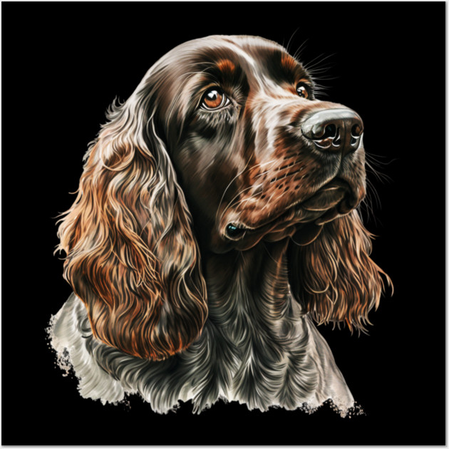 Cocker Spaniel Dog, Love Cocker Spaniels Wall Art by logiamerch