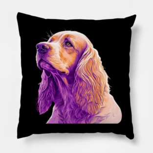 Cocker Spaniel Dog, Love Cocker Spaniels Pillow