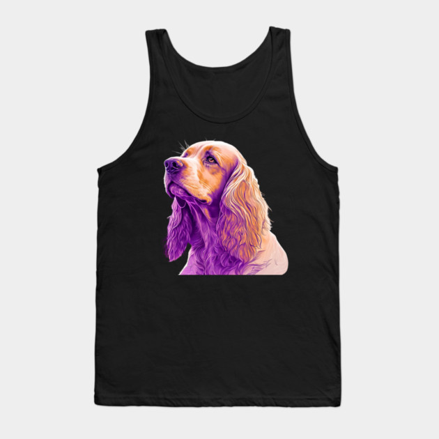 Cocker Spaniel Dog, Love Cocker Spaniels Tank Top by logiamerch