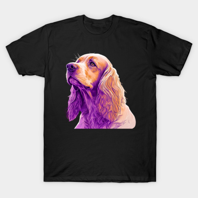 Cocker Spaniel Dog, Love Cocker Spaniels T-Shirt by logiamerch