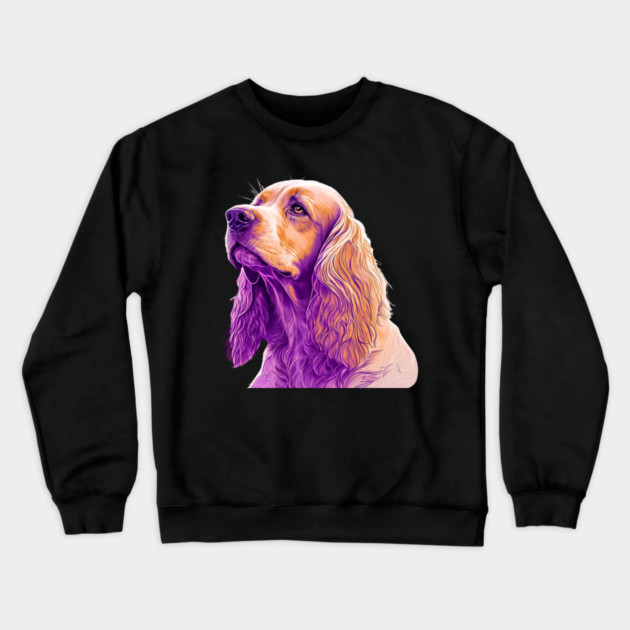 Cocker Spaniel Dog, Love Cocker Spaniels Crewneck Sweatshirt by logiamerch