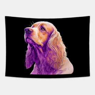 Cocker Spaniel Dog, Love Cocker Spaniels Tapestry