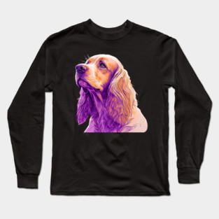Cocker Spaniel Dog, Love Cocker Spaniels Long Sleeve T-Shirt