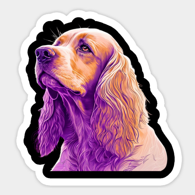 Cocker Spaniel Dog, Love Cocker Spaniels Magnet by logiamerch