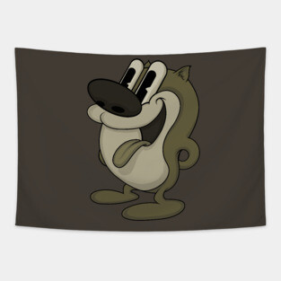 Retro Stimpy Tapestry