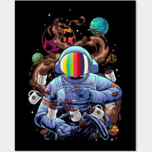 NEED MORE SPACE AND COFFEES Posters and Art