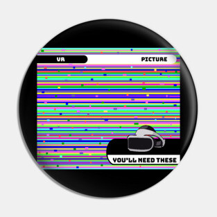 VR Virtual Reality Picture Colors Pin