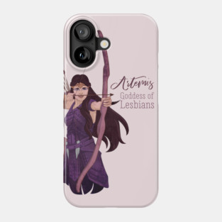 Artemis, Goddess of Lesbians Phone Case