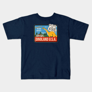 Vintage Dinoland Kids T-Shirt