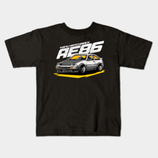 AE86 Initial D Tofu Hatchback Kids T-Shirt