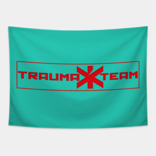 Trauma Team Cyberpunk Tapestry