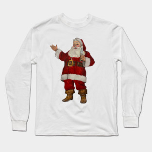 Retro Santa Long Sleeve T-Shirt