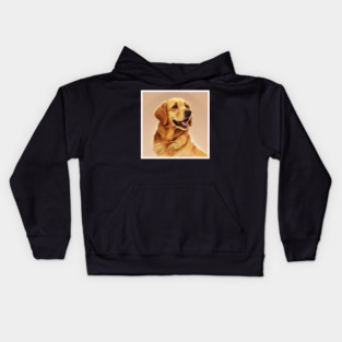 Golden Retriever Dog, Dog Lover Kids Hoodie