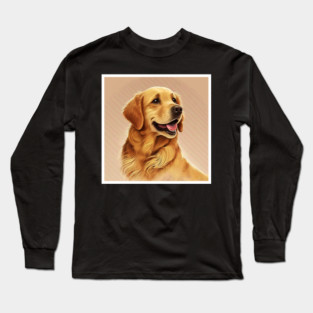 Golden Retriever Dog, Dog Lover Long Sleeve T-Shirt