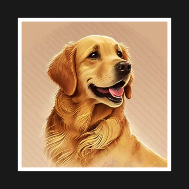 Golden Retriever Dog, Dog Lover by logiamerch