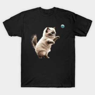 Cute Playful Kitten, Cat Lover T-Shirt