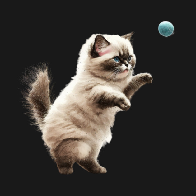 Cute Playful Kitten, Cat Lover by logiamerch