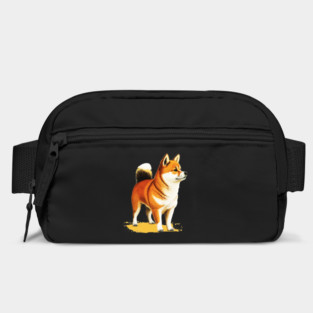 Shiba Inu Dog Illustration, Love Shiba Inu Dogs Bag