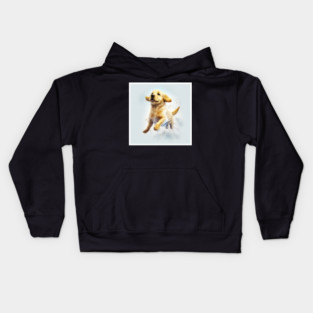 Golden Retriever Dog, Puppy Dog Kids Hoodie