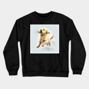 Golden Retriever Dog, Puppy Dog Crewneck Sweatshirt