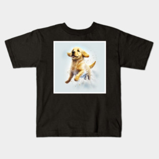 Golden Retriever Dog, Puppy Dog Kids T-Shirt