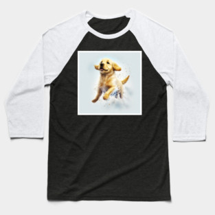 Golden Retriever Dog, Puppy Dog Baseball T-Shirt