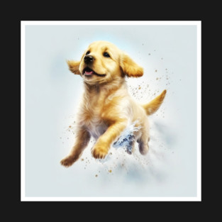 Golden Retriever Dog, Puppy Dog T-Shirt