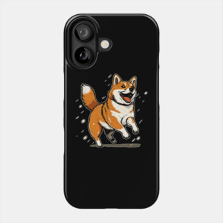 Playful Shiba Inu Dog, Dog Lover Phone Case