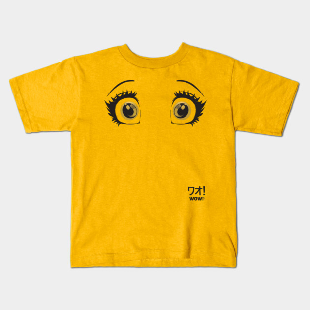 Anime Wow! Eyes Kids T-Shirt by creative