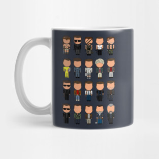 Complete Arnie Movie Icons - "Vector-Eds" Mug