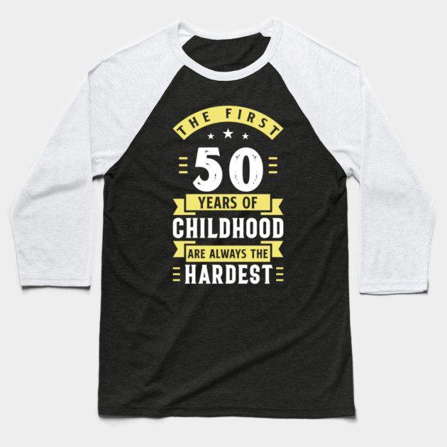 50 Years of Childhood Baseball T-Shirt by The WYLD Tribe