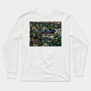 TMNT Vs Shredder Long Sleeve T-Shirt
