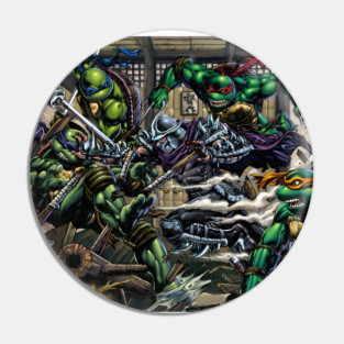 TMNT Vs Shredder Pin