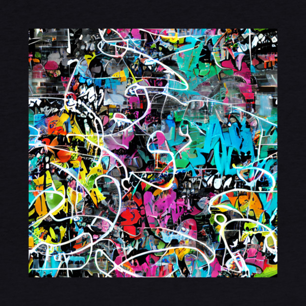 Graffiti Style Pattern by The WYLD Tribe