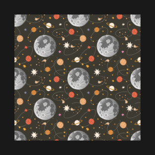 Outer Space Universe Astronomy Pattern T-Shirt