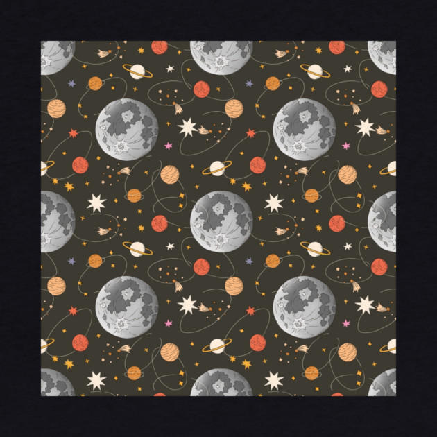 Outer Space Universe Astronomy Pattern by The WYLD Tribe