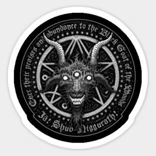Black Goat Mono - Azhmodai 2019 Sticker