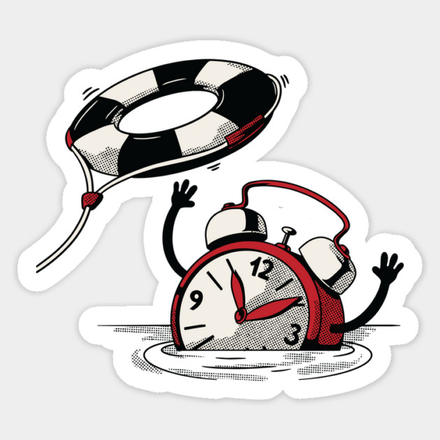 Saving Time Sticker by Cosmo Gazoo