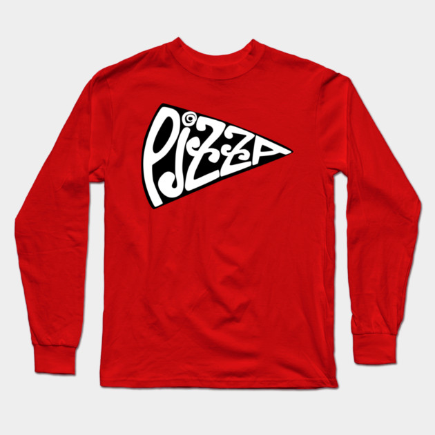 Pizza Slice Long Sleeve T-Shirt by Litehouse Tees