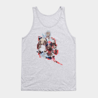 Abstract He-Man Tank Top