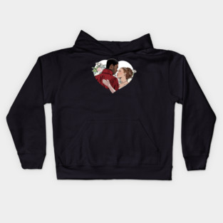 Daphne and Simon Bridgerton fanart Kids Hoodie