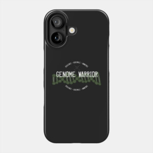 Genome Warrior - Bioinformatics DNA Genetics Phone Case