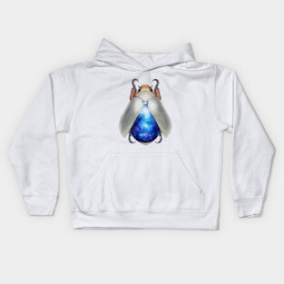 Blue Labradorite Beetle Kids Hoodie