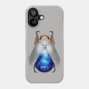 Blue Labradorite Beetle Phone Case