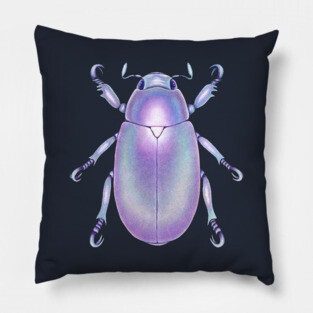 Holographic Beetle Pillow