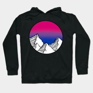 Bi Flag Mountains Hoodie