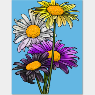 Daisies Posters and Art