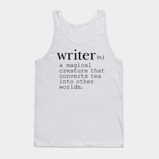 Writer Definition: Tea Drinker Tank Top
